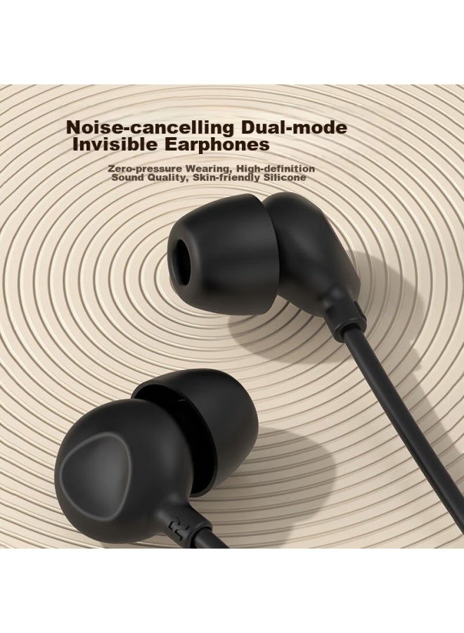 Bkayp Wired Sleep Headphones With 3.5mm Round Plug, In-ear, Noise-cancelling, Sleep-specific, Music-enhancing, Side-sleeping, Ear-comfortable, Compatible With Apple, Huawei, Vivo, Xiaomi, Oppo - Image 5