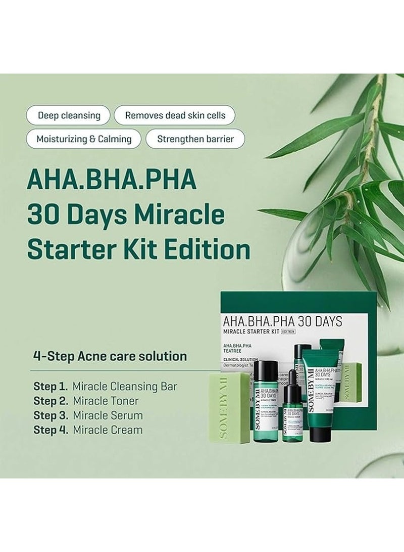 سام باي مي مجموعة البداية المعجزة Aha-Bha-Pha لمدة 30 يومًا - تونر 30 مل + سيروم 10 مل + كريم 20 جرام + صابون تنظيف 30 جرام - مجموعة سفر مكونة من 4 قطع - Image 3