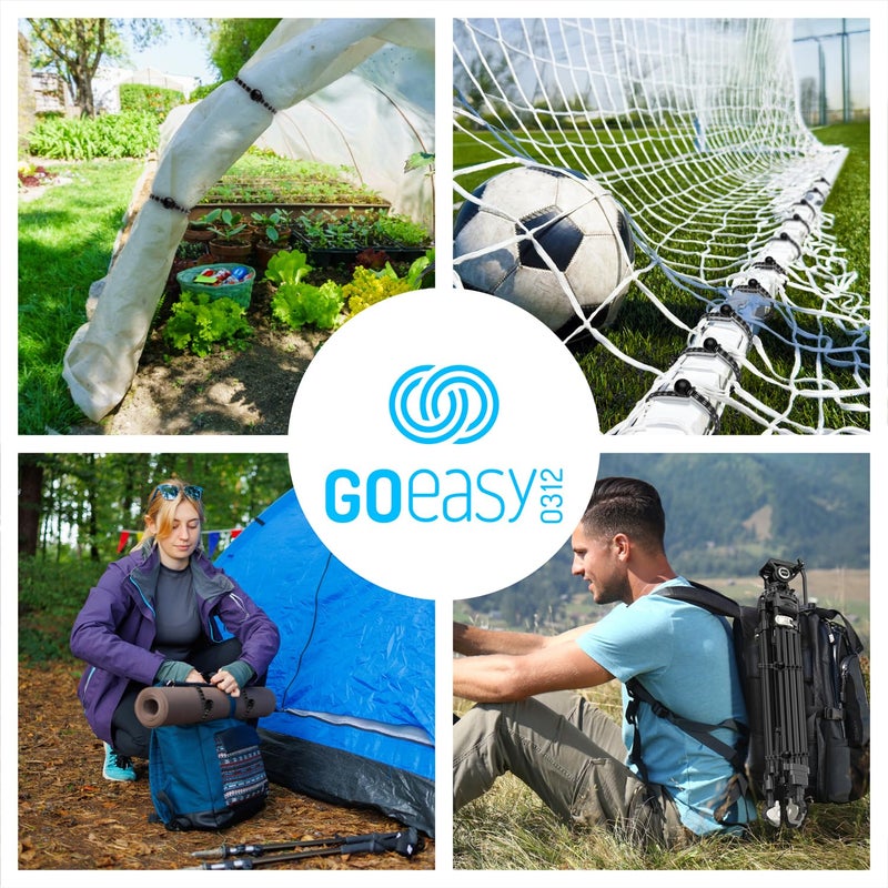 GOEASY0312 Ball Bungee Cords 6 Inch - 50 PCS Bungee Balls with Elastic String for Canopy, Tarp, Straps, Tent, Poles & Wires, for Outdoor & Indoor Activities | GOEASY0312 - Image 5