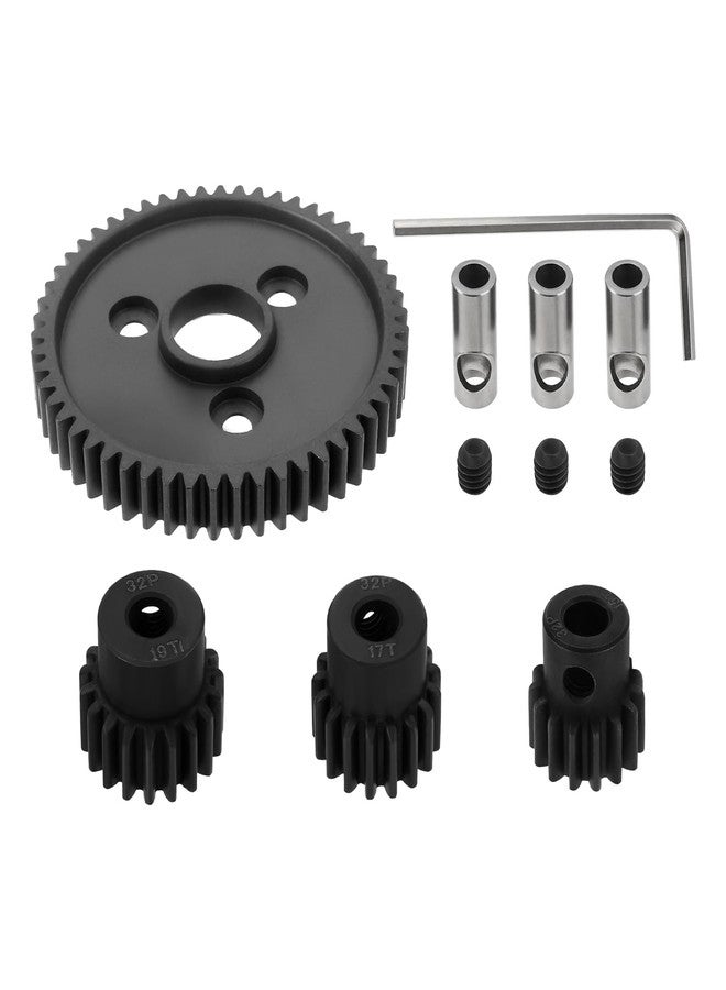 ECSiNG 1 Sets 0.8 32 Pitch Metal Steel 3956 Motor Gears Spur Gear with 15T 17T 19T Pinions Gear Compatible with Tra-xxas 1/10 Slash 4x4 4WD 2WD - Image 1