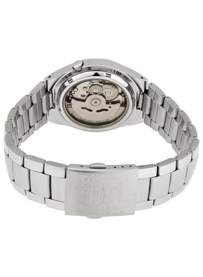 Seiko 5 Automatic Men's Watch, Grey Dial, Stainless Steel Bracelet SNK621K1 - Image 3