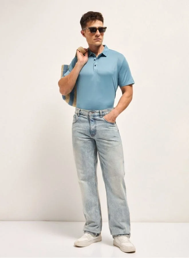 THE BEAR HOUSE  Men's Polo Shirt for Casual & Semi-Formal Wear | Classic Collar Neck T-Shirt | Comfortable, Stylish & Versatile for Office, Travel, Outings & Everyday Use for Men | Best Price UAE