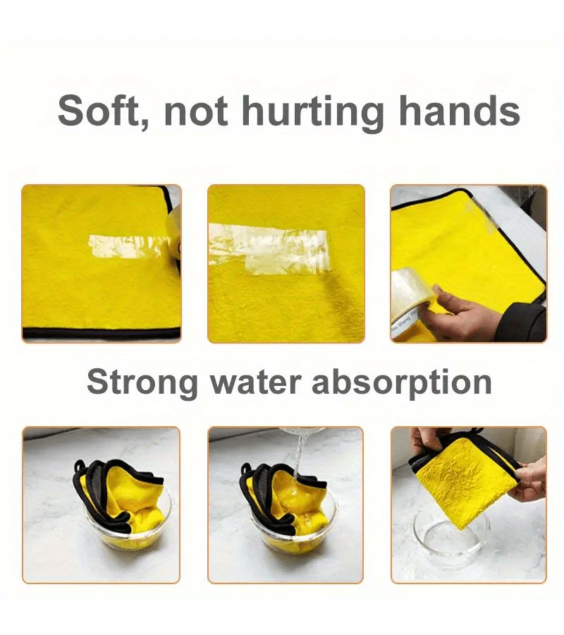 20pcs Microfiber Car Towels 11.81x11.81 Inch Green Super Absorbent Ultra Soft Washing Detailing Drying Auto Cleaning Cloths - Image 2