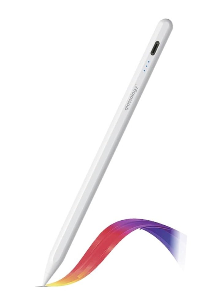 Generic - Universal Stylus Pen for Touch Screens – Compatible with iOS & Android Devices (iPad, iPhone, Samsung, Laptops, Tablets) – White - Image 1
