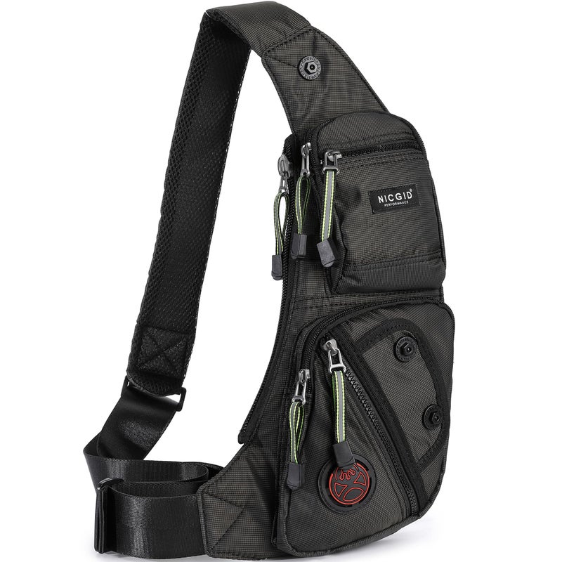 NICGID Sling Bag Chest Shoulder Backpack Crossbody Bags Casual Daypack for Men Women - Image 1