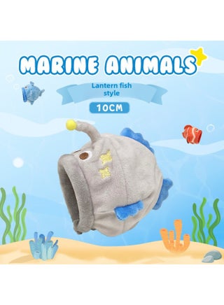 [Two-piece Package Non-biased] BABYRING10cm Marine Animal Headgear Chiikawa Nunu Cotton Doll-Specifications:10cm-Color:Lantern Fish - pzsku/Z71D6F2A2867323973BE4Z/45/1745399678/b8a2c906-dece-44fc-9cf7-d65932619c01