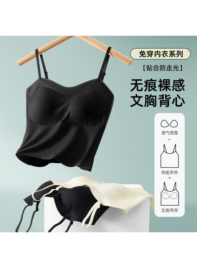 MIIOW Push-Up Padded Camisole For Women, Layering Tank Top, Wear Alone Or Under Clothes - Image 3