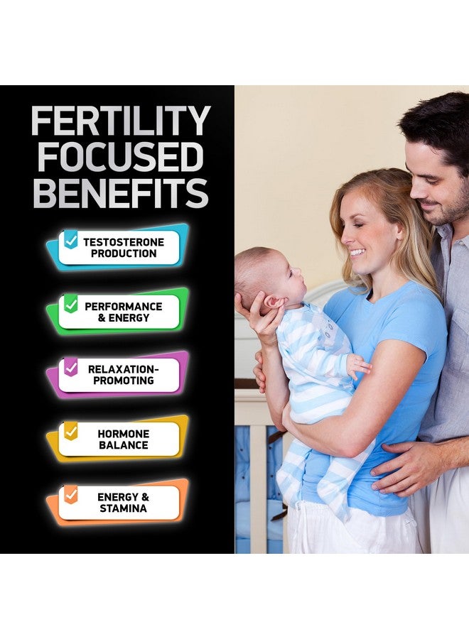 مكملات الخصوبة للرجال - زنك، ماكا، أشواغاندا، L-أرجينين - حيوية الذكور والتخصيب له - مساعدة الحمل للعدد والحركة - فيتامينات ودعم خصوبة الذكور - 120 حبة - Image 4