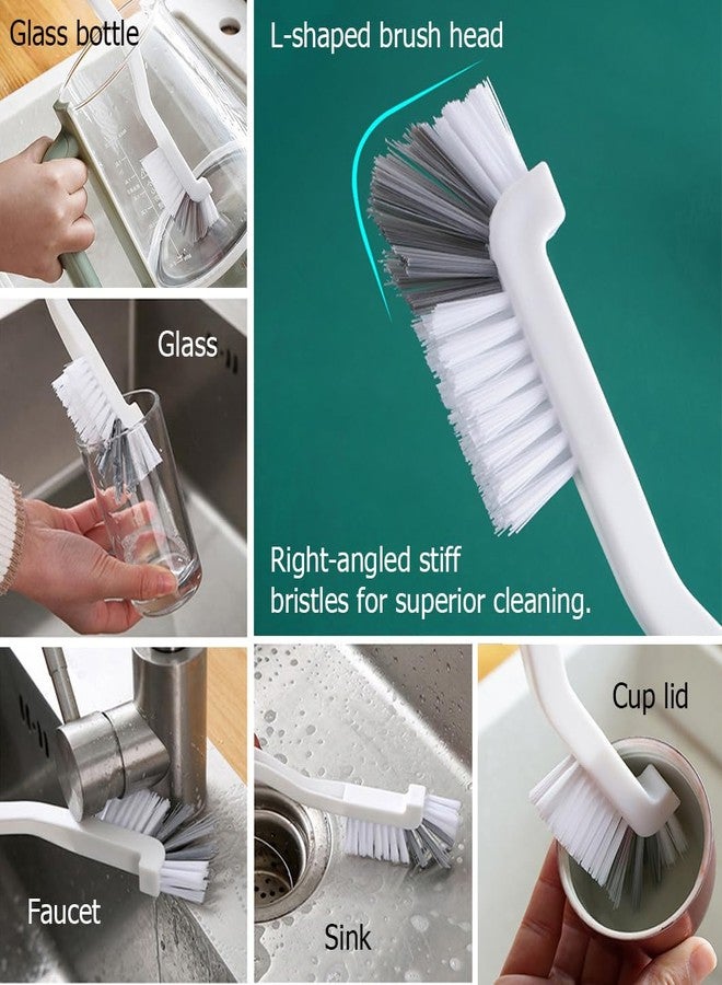 CRAFNEW 13Pcs Crevice Cleaning Brush Set, Cleaning Brush Tools, Hard Bristle Gap Household Cleaning Products Suitable for Toilets, Kitchens, bathrooms, Cups, Windows - Image 2