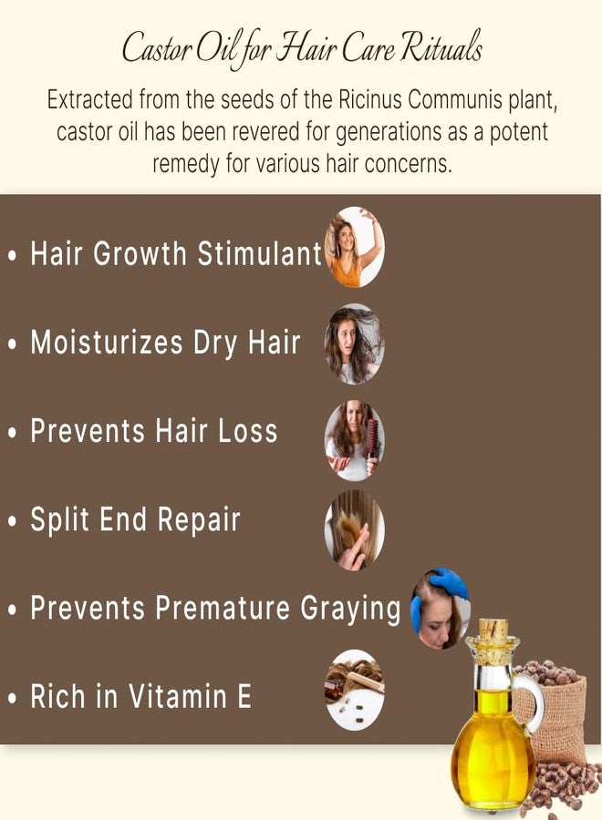 Vriksha Veda Cold Pressed Castor Oil (Arandi ka Tel) for Hair Care, Skin Care, Eyebrows & Nails - Image 5