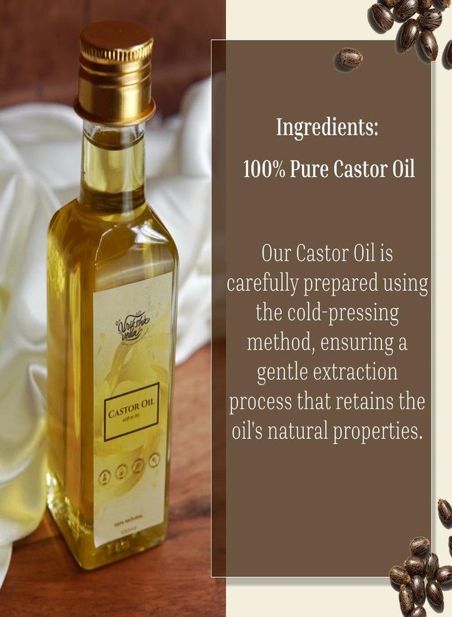 Vriksha Veda Cold Pressed Castor Oil (Arandi ka Tel) for Hair Care, Skin Care, Eyebrows & Nails - Image 4