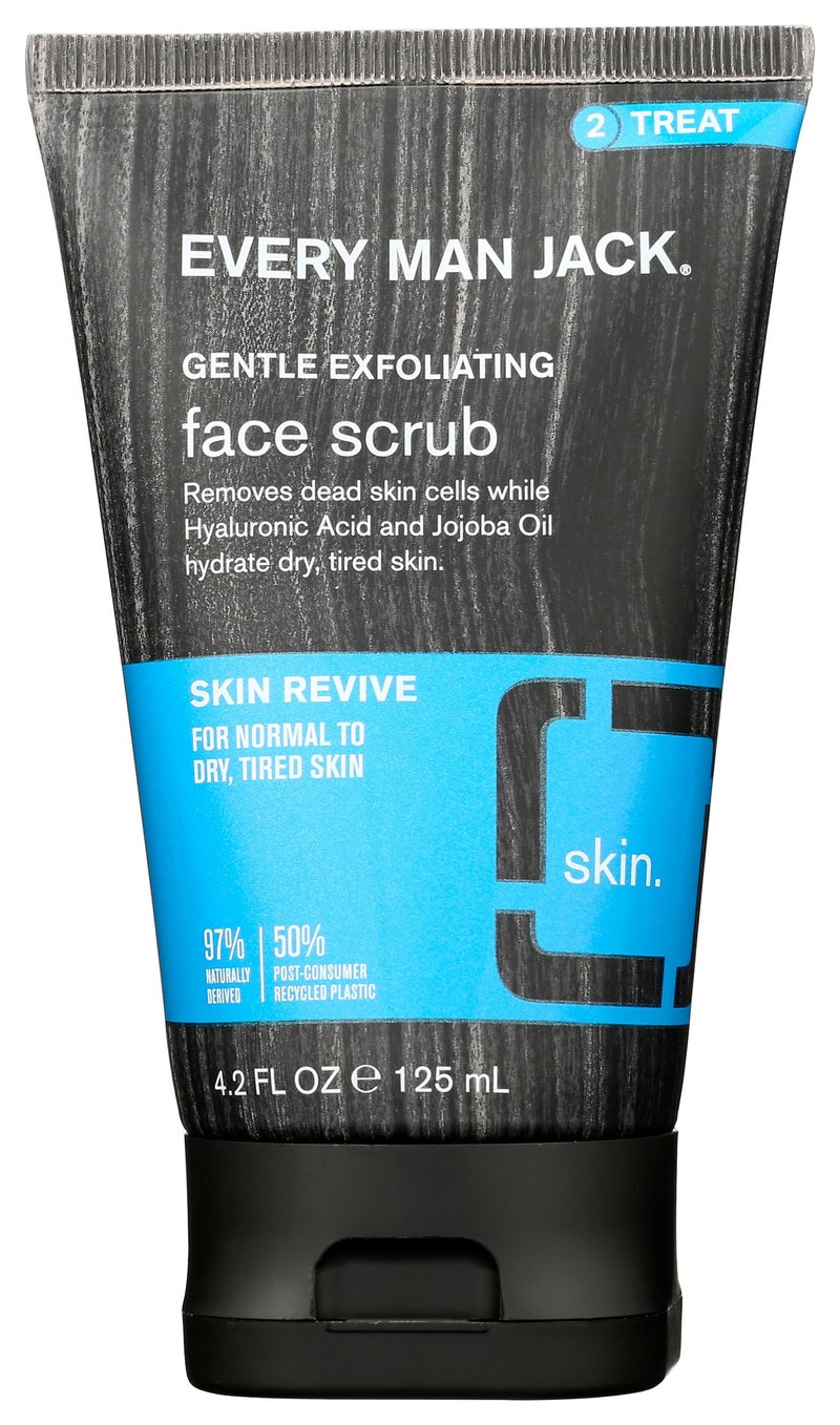 EVERY MAN JACK Revive Gentle Exfoliating Face Scrub, 4.2 FZ - Image 1