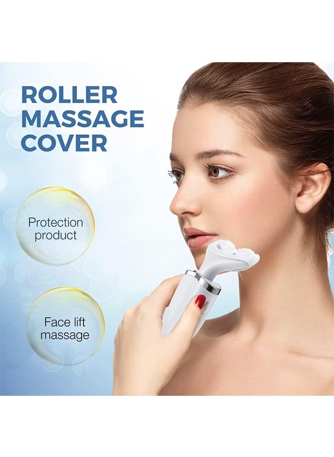 JCB CHIC Neck Beauty Device Photonic Neck Massager Neck Firming Wrinkle Remove Machine with Massage Head and Color Light, for Neck Skin Tightening & Lifting White (HYJ-3102)  - Image 3