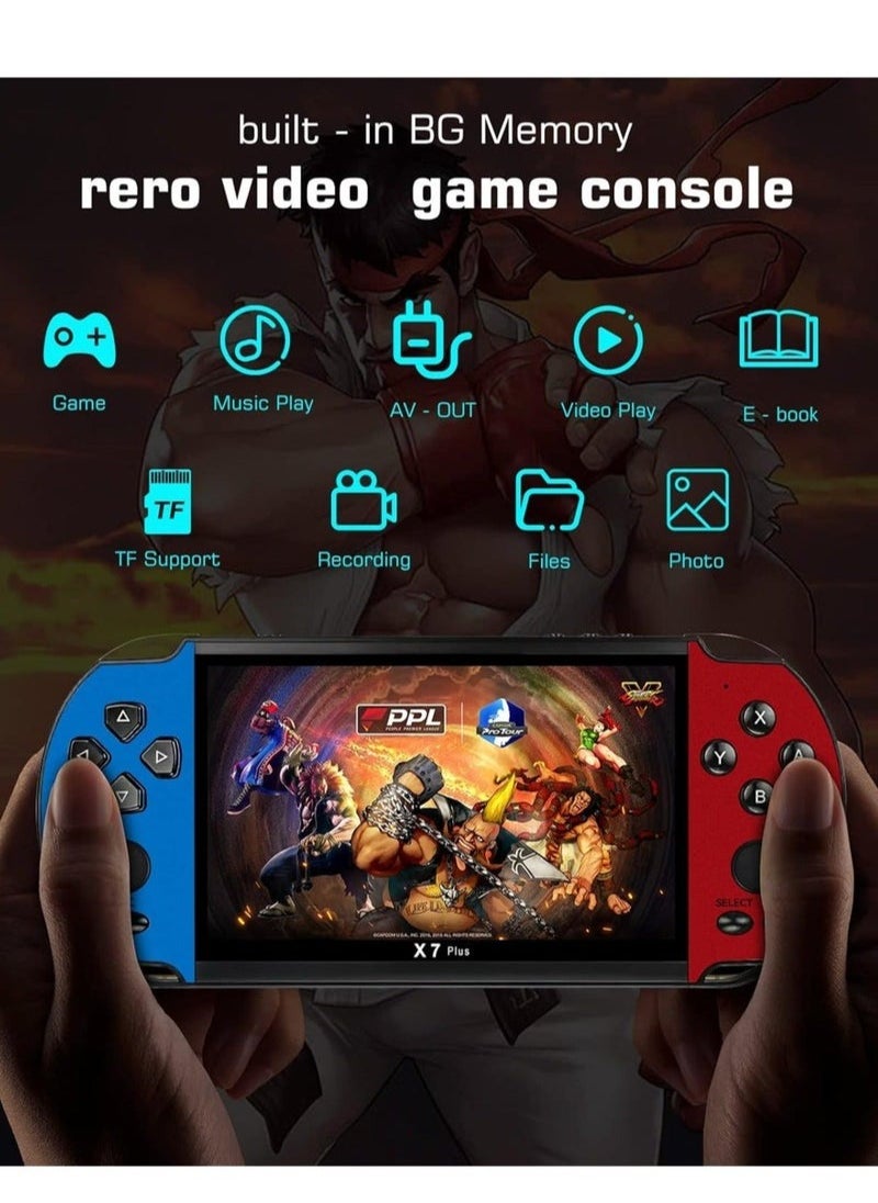 Generic 5.1-inch HD Handheld Game for Kids, Portable Retro Video Game Player, Built-in 10000+ Games, Family Recreation Arcade Gaming System, Birthday Present for Children  - Image 3