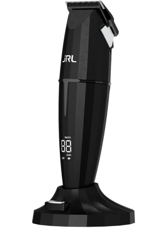 جي آر إل بروفيشنال ماكينة تحديد احترافية لاسلكية JRL Professional Onyx 2020T-B | ترمر حلاقة بشفرة T مكشوفة 360° | ماكينة تشذيب اللحية والشعر | Smart-Clip | قابلة للشحن | أسود - Image 3