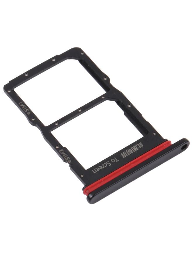 SIM Card Tray + SIM Card Tray for Huawei Nova 8 5G (Black) - Image 2