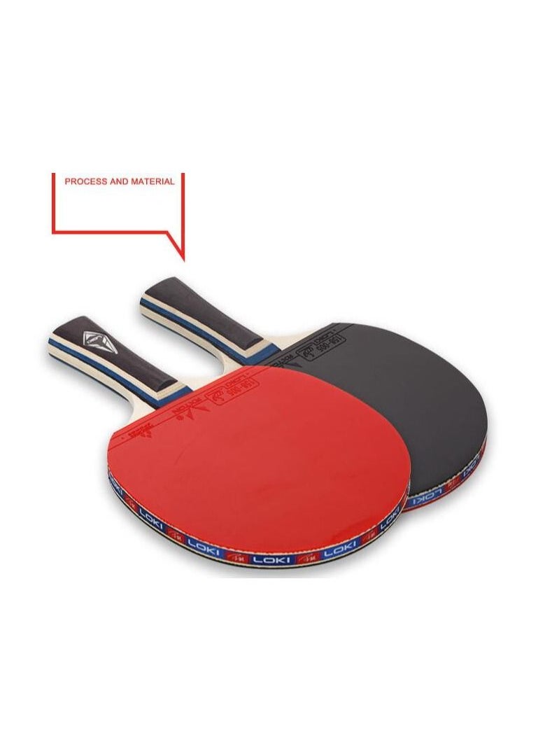 MIXDE - Ping Pong Paddles Table Tennis Paddle,Professional Table Tennis Racket,Composite Rubber Ping Pong Paddle Set with Table Tennis Racket Bag and 2 Rackets - Image 1