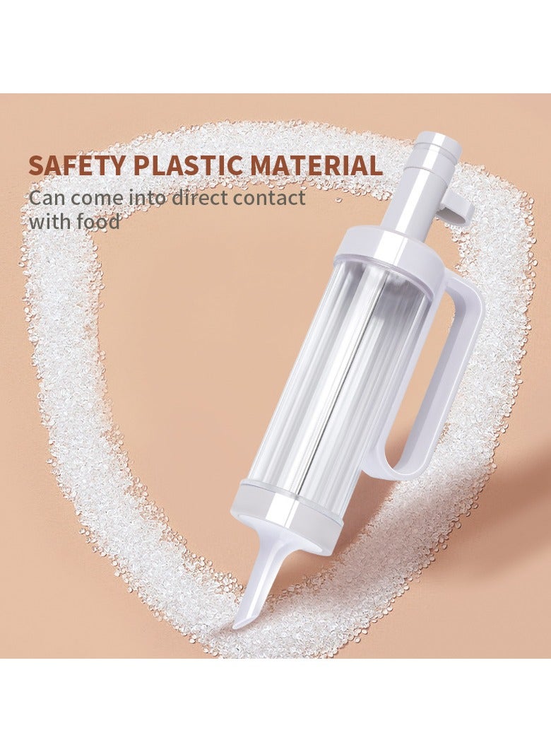 Stainless Steel Cookie Press, Baking Cookie Press, Cookie Press Gun Set with 12 Cookie Cutters, Ideal for DIY Cake Decorating and Baking Supplies - Image 3