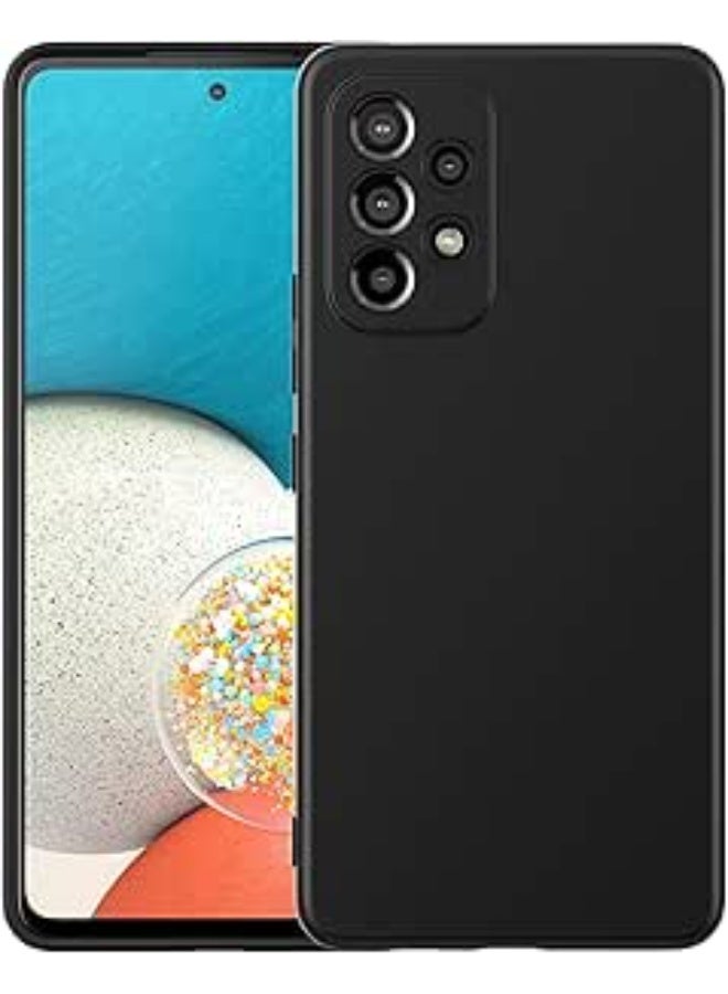 Protective Cover For Samsung Galaxy A52 4G/5G , Slim Fit Soft Back TPU Case Flexible Silicone Cover Compatible For Samsung Galaxy A52 4G/5G - Black