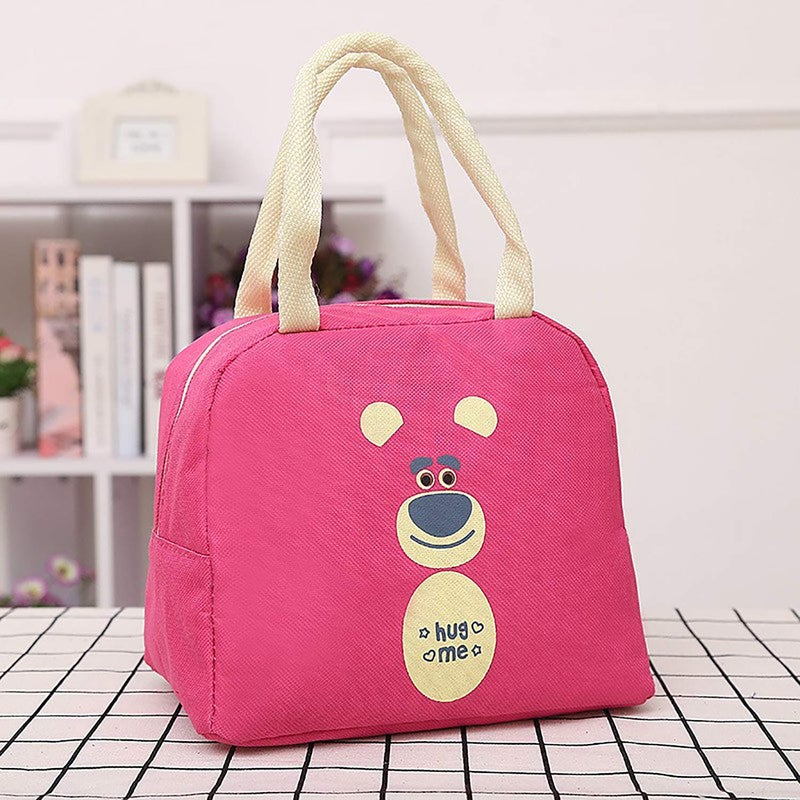 SHB SHB Lunch Tiffin Bag Box Insulated Thermal for Home Office School College Office Lunch Bag with Side Pocket Travel Purpose  - Image 3