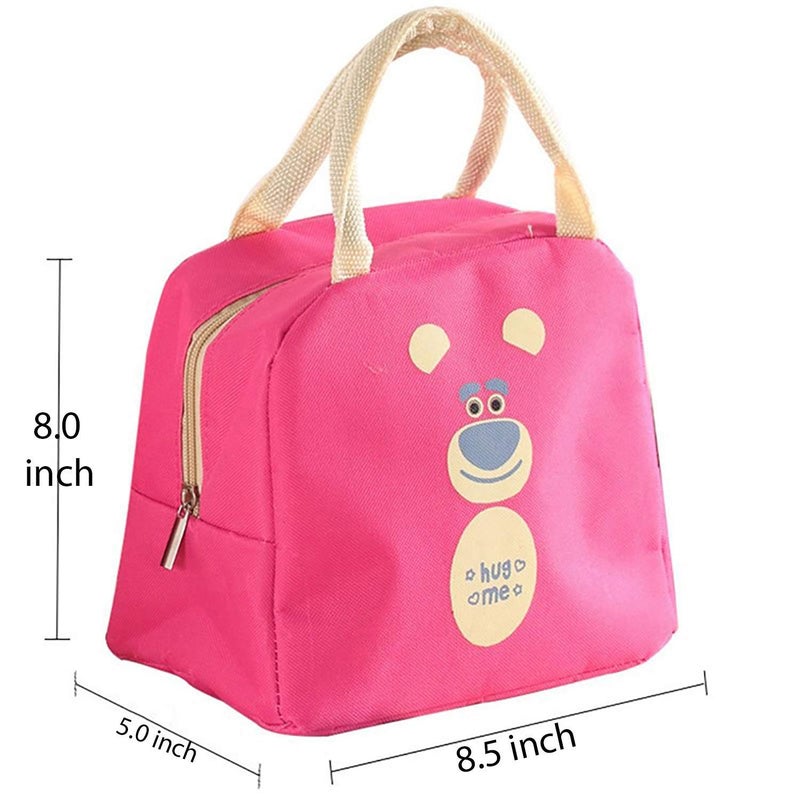 SHB SHB Lunch Tiffin Bag Box Insulated Thermal for Home Office School College Office Lunch Bag with Side Pocket Travel Purpose  - Image 2