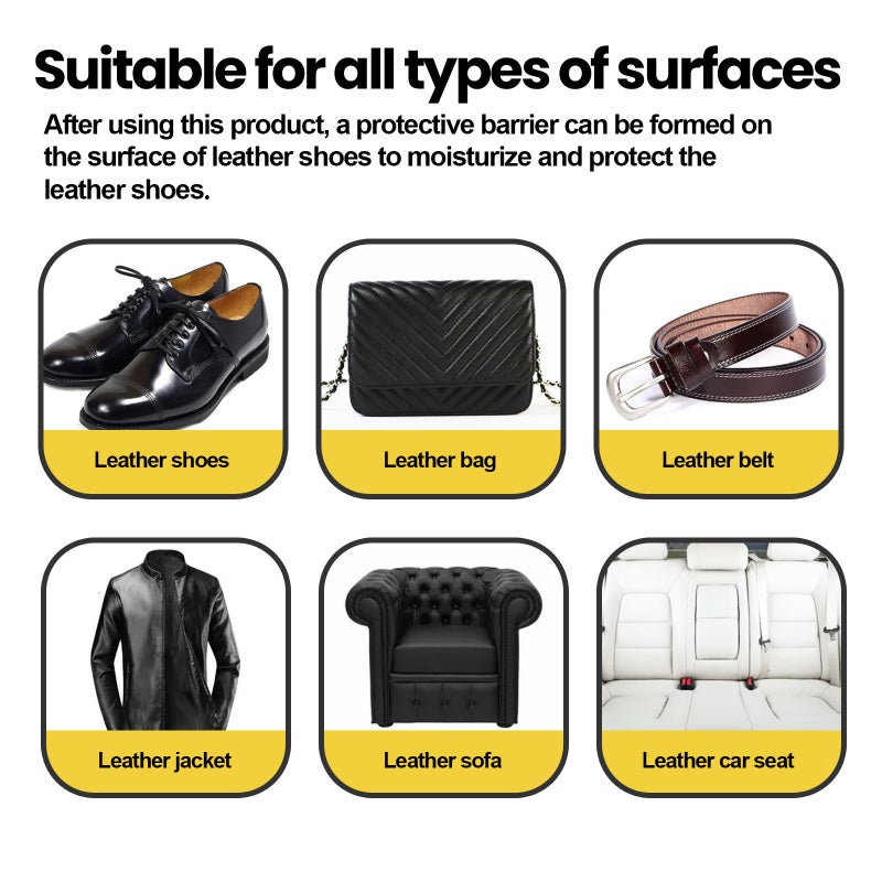 Jakehoe Leather Frost Leather Clothing Leather Shoes Leather Goods Cleaning Maintenance Oil Car Seat Sofa Cleaning Care - Image 4