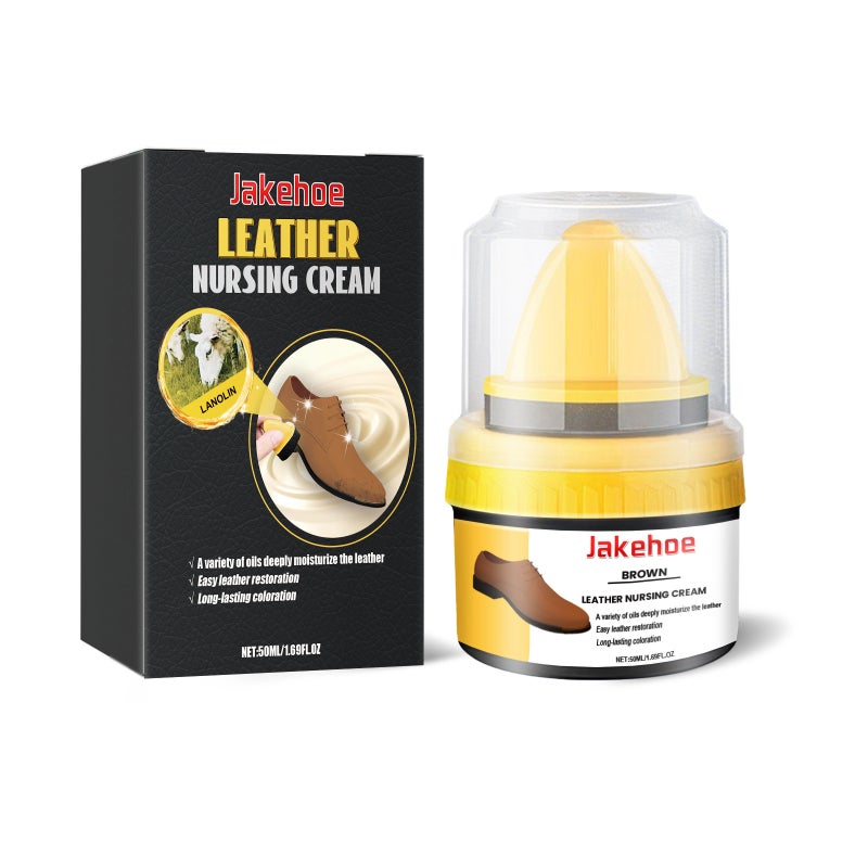 Jakehoe Leather Frost Leather Clothing Leather Shoes Leather Goods Cleaning Maintenance Oil Car Seat Sofa Cleaning Care - Image 1