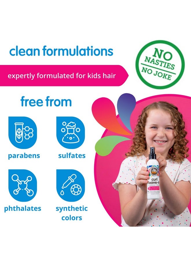 SO COZY So Cozy Leave In Conditioner Spray (8 Fl Oz) Paraben-Free Detangler for Kids' Curly Hair, Deep Conditioner & Tangle-Free Curls, Gentle & Nourishing with Keratin, Vitamin B5, Olive Oil & Jojoba Oil  - Image 5