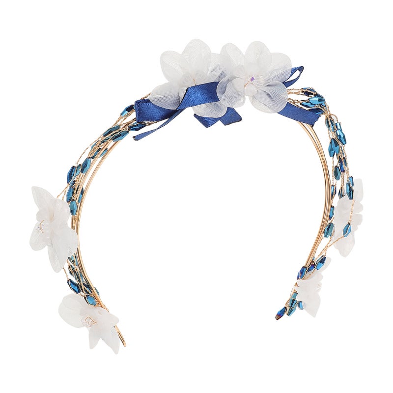 Flower Bridal Headpieces Wedding Hair Vine Crystal Bridal Leaf Hair Accessories Wedding Headpiece Accessories - Image 3