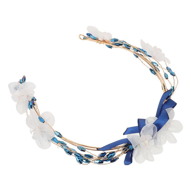 Flower Bridal Headpieces Wedding Hair Vine Crystal Bridal Leaf Hair Accessories Wedding Headpiece Accessories - Image 1