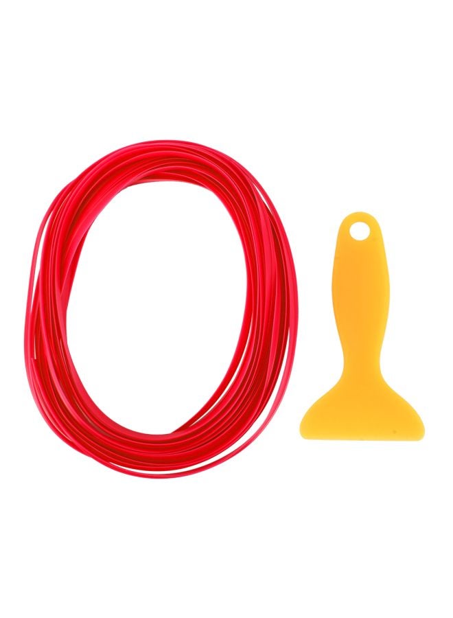 شريط تزيين مرن مع مكشطة شرائح - Image 1