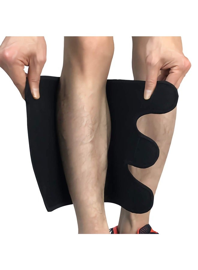 1 Pair Shin Splint Compression Sleeve for Swelling, Edema, Hiking, Training, Adjustable Calf Support, Shin Brace for Men and Women - Image 4