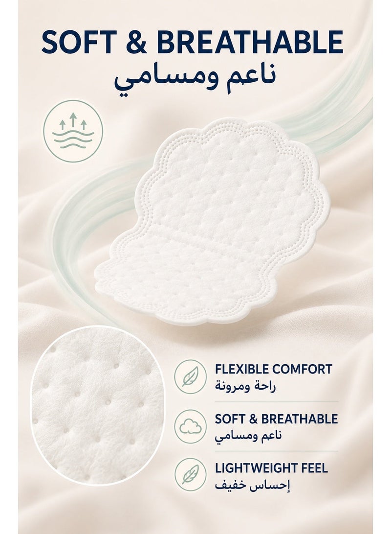 IKBEN Underarm Sweat Pads 50 Pcs - Disposable Armpit Sweat Guards, Ultra Thin Invisible Sweat Shields with Strong Adhesive, Anti-Stain & Anti-Odor Protection for Men & Women Daily Use - Image 2