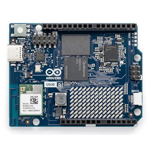Arduino UNO Q 2GB [ABX00162] - Hybrid Board, Qualcomm Dragonwing QRB2210 microprocessor (MPU) & STM32U585 Microcontroller(MCU), AI Vision, Voice, IoT, Robotics, Linux Debian OS, Wi-Fi 5, USB-C - Image 2