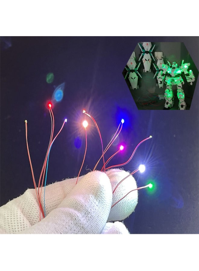 9-color Led Strip Light Kit For Model Making Diy Building Blocks Car Modification Handheld Toys Assembly Materials-Color:1206 Green