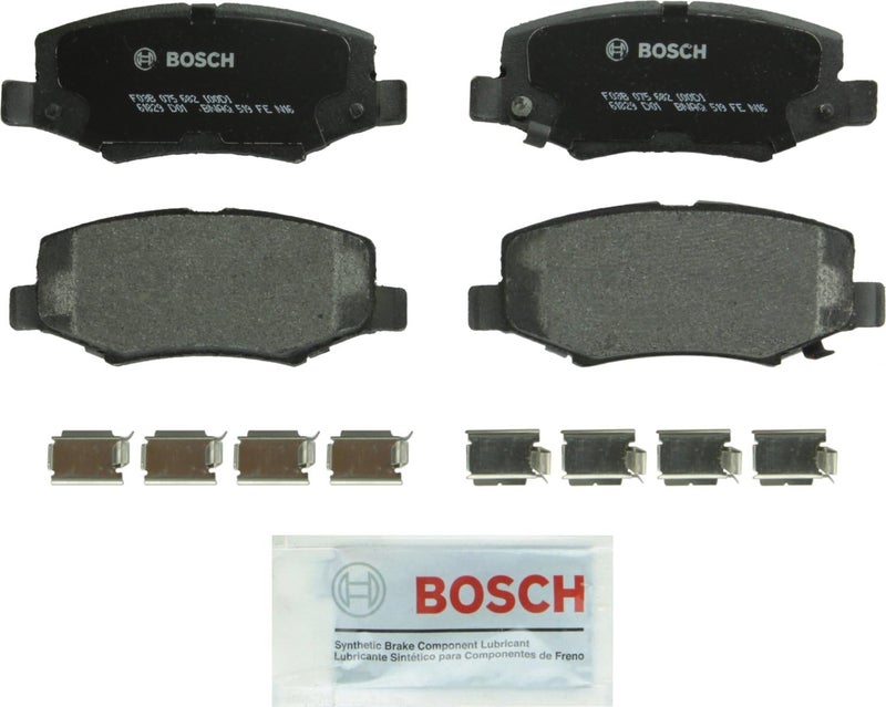 BOSCH BP1274 QuietCast Premium Semi-Metallic Disc Brake Pad Set - Rear for Dodge Nitro, Jeep Liberty, Wrangler