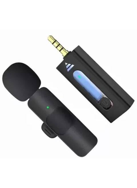 Wireless Microphone Record Microphone K35 2.4Ghz Smart Noise Cancelling Mini Portable Lavalier Mic On Live Streaming For Android Mobile 3.5mm