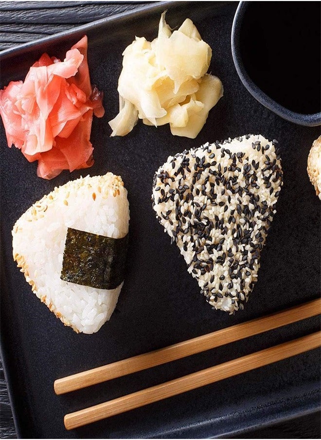 joyzzz - Rice Ball Mold Triangular, 2 Pieces Rice Ball Mold Maker, 2 Sizes Triangular Sushi Molds and 1 Piece Rice Spoon for Bento or Japanese Box Bento Kids Bento Home Kitchen DIY Nori Rice Bento - Image 1