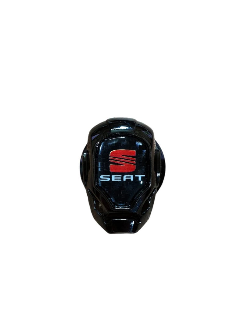 Carbon Fiber Start/Stop Engine Button Cover Compatible Seat