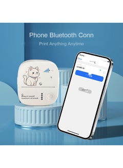 NIBEMINENT Cat Sticker Mini Printer Small Portable Photo Search Printer Thermal Printing  - Image 2