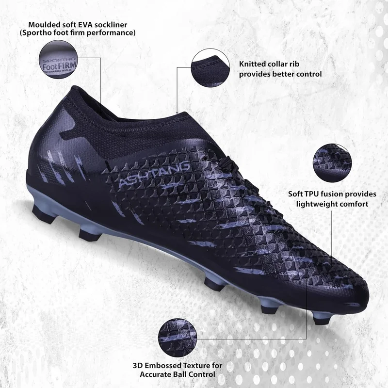 ASHTANG 2.0 Football Studs for Men, High-Performance Football Shoes, Soccer Studs, Football Sports Shoes