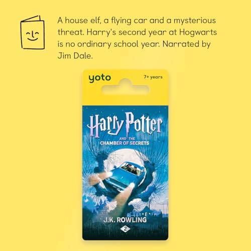 YOTO Harry Potter and The Chamber of Secrets Kids Audio Card for Use with Player Mini Allin1 Audio Device ScreenFree Listening with Fun Playtime Bedtime Travel Stories Ages 7 - Image 5