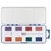 AMACO SemiMoist Underglazes 8Count Set No 4 111 8 Assorted Decorating Colors in WatercolorLike Pans LowMidHigh Fire Cone 056 SMUG Ceramic Pottery Underglazes for Unfired Clay and Bisque - Image 2
