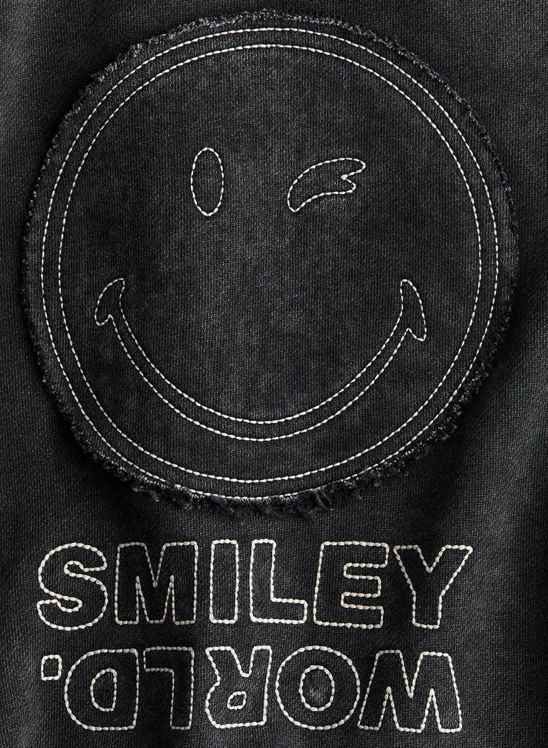 H&M Motif-Detail Sweatshirt