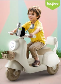 Baybee Lola Battery Operated Bike for Kids Ride on Toy Baby Bike Scooty with Light, Music, Storage, Kids Bike Rechargeable Battery Bike Electric Bike for Kids to Drive 1 to 4 Years Boy Girl White - pzsku/Z71D8C04F40161573D356Z/45/_/1728642557/acb259db-bd71-4911-a377-47702fcec51c