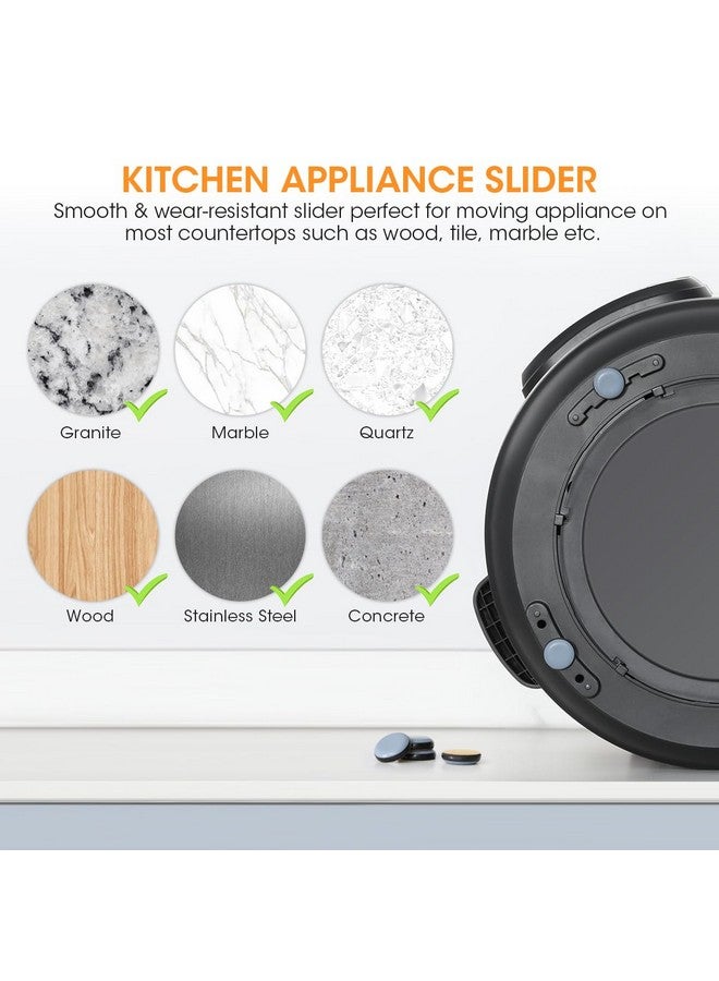 Aieve Appliance Slider, 24 Pcs Small Appliance Rollers Kitchen Gadgets, Self Adhesive Caster Wheels Kitchen Finds Home Must Have Countertop Accessories for Mixer Coffee Maker Air Fryer - Image 2