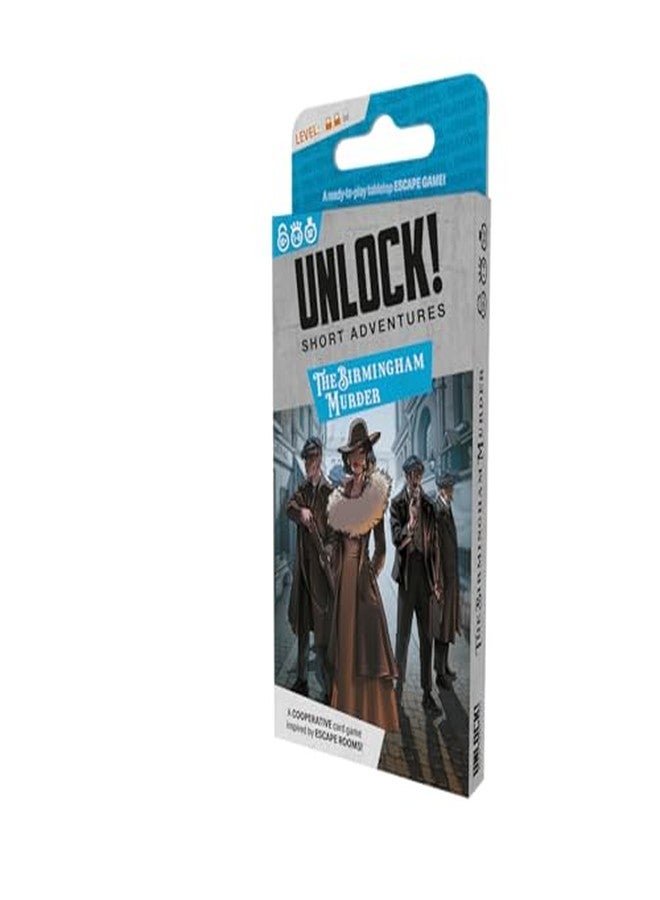 Asmodee Unlock! Short Adventures 9: The Birmingham Murder - Immersive Escape Room Card Game for Kids and Adults, Ages 10+, 1-6 Players, 45 Minute Playtime - Image 3
