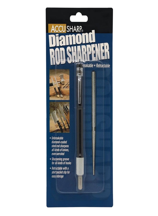 AccuSharp ACCU-030C Diamond Rod Sharpener, Black - Image 3