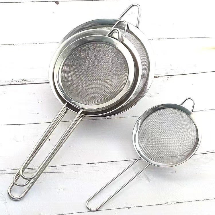 Stainless Steel Skimmer With Large Filter Mesh For Straining Soy Milk, Anti-Oil Splash, Oil Separator, Foaming Spoon, Fine Mesh Oil Strainer - Image 2