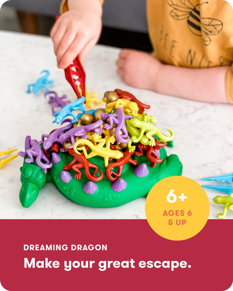 SimplyFun Dreaming Dragon - A Game for Kids Based on Steady Hands, Concentration, and A Little Luck - 2 to 4 Players - Kids Game Ages 6 & Up - Image 2